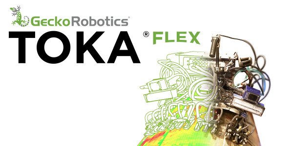 壁虎机器人公司推出了最新的检测机器人TOKA®Flex