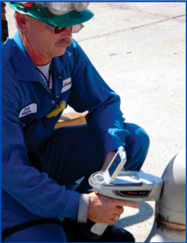 降低硫化腐蚀风险的管道系统XRF检查